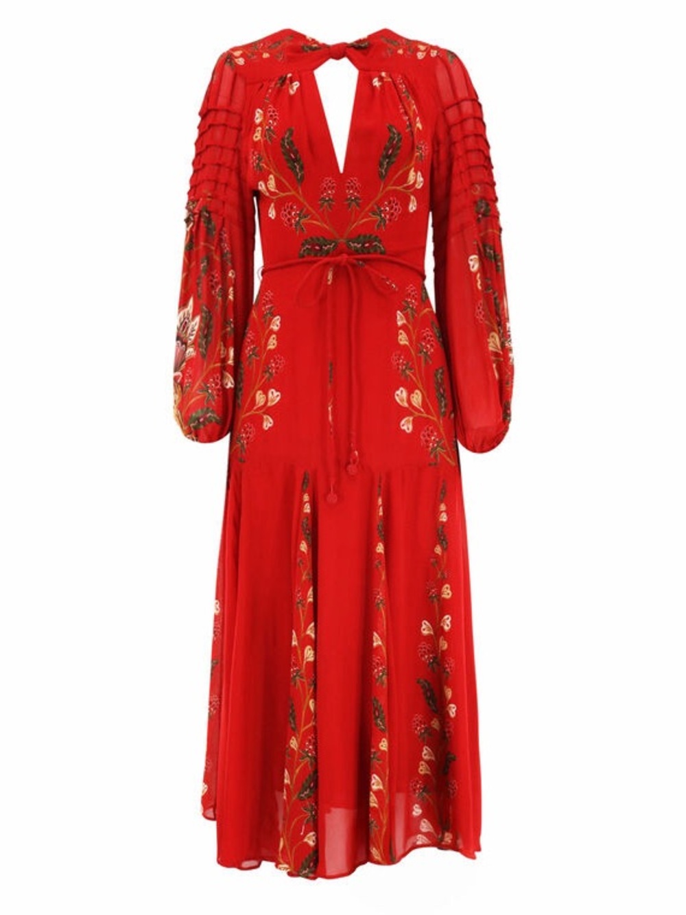 FARM Rio Red Embroidered Maxi Dress - Picture 3 of 3